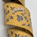 4 Copper / Rust Velvet Ribbon Smooth Velvet Ribbon Gold Fringe Borders ...