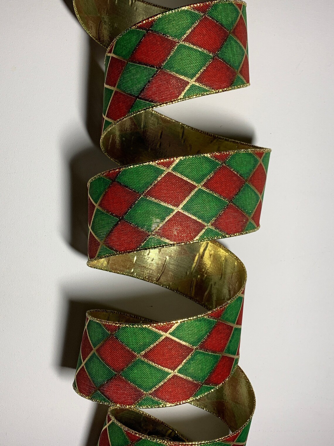 2.5 Antique Diamonds Ribbon Ruby & Emerald Farrisilk Etsy