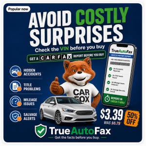 Billig CARFAX-rapport, VIN-kontroll av fordonshistorik, olyckstitel, körsträckasökning, snabb leverans