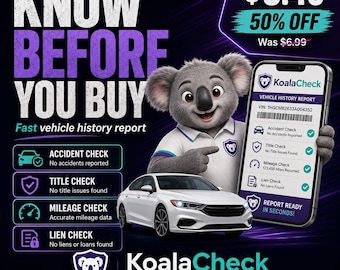 Private Seller VIN Check, Used Car Buyer Vehicle History Report, Accident Title Mileage Check Before Deposit