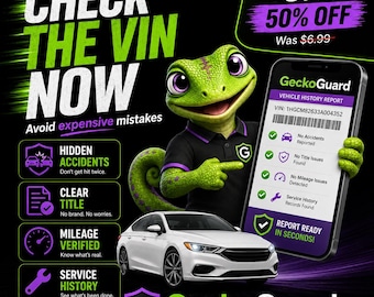 Cheap VIN Check Report, CARFAX Style Vehicle History Report, Accident Title Mileage Lookup Before You Buy