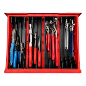 Milwaukee PACKOUT 3 and 4 Drawer Plier Organizer | Plier Holder Insert | Fits 48-22-8444 & Top 2 Drawers of 48-22-8447