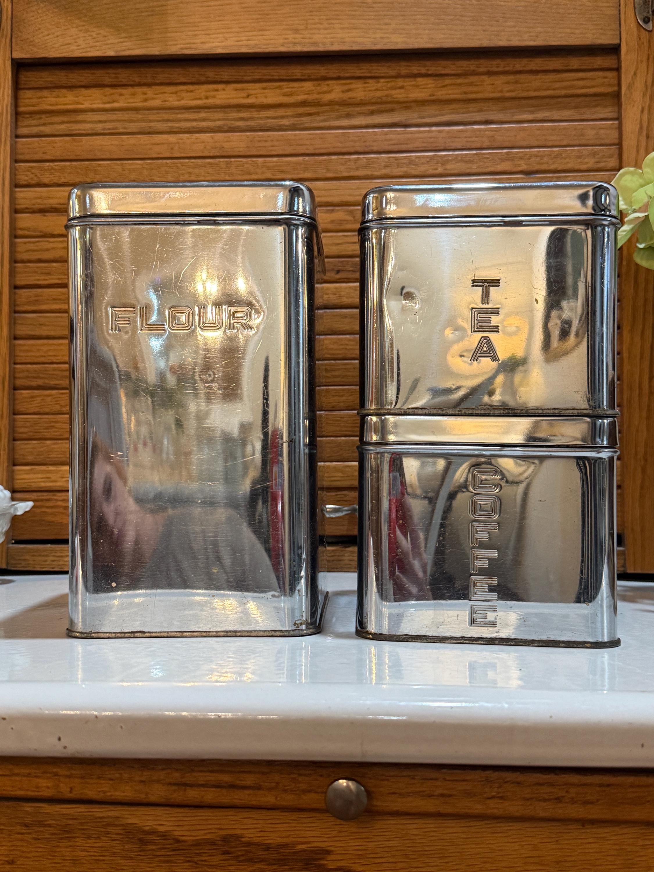 Mid Century Modern Canister Set - Etsy