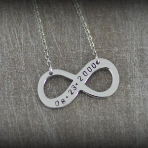 Personalized Infinity Name Necklace - Two Name Necklace - Friendship Necklace