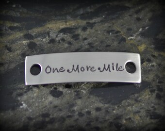 One.More.Mile Personalized Shoe Tags for Runners - Inspirational Jewelry - Running Jewelry