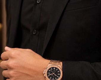 Montre Homme Style Royal Oak – Acier Inoxydable