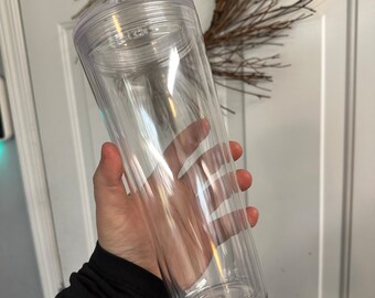 Klare Doppelwandige Becher