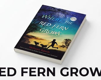 Where the Red Fern Grows Paperback Book – Classic Children’s Adventure Novel – Dog Lover Gift for Young Readers