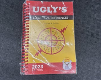 Ugly’s Electrical References 2023 Spiral Book | Electrician Reference Guide | NEC Study Book | Engineering & Construction Gift