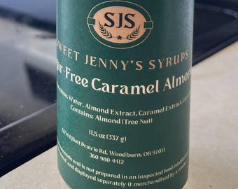 Craft Coffee Sirup: Zuckerfreie Karamell-Mandel