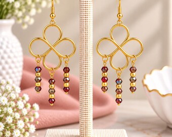 Gilded Garnet Cascade