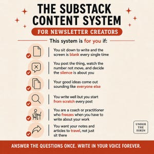 Het Substack Content System | Schrijfframework voor nieuwsbriefmakers die hun stem willen laten horen afbeelding 4