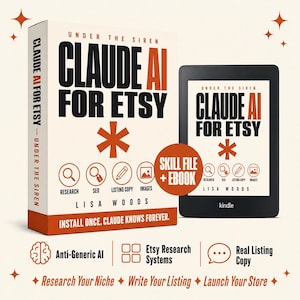 AI Prompt System for Etsy Digital Products | Research, SEO, Listing Copy (PDF)