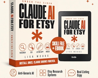 AI Prompt System for Etsy Digital Products | Research, SEO, Listing Copy (PDF)