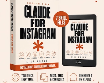 Claude for Instagram | AI Prompt System EBook & Skills