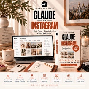 Claude for Instagram | AI Prompt System EBook & Skills