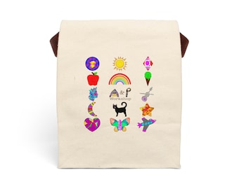 A&P shapes - Canvas Lunch Bag With Strap