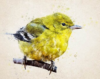 Bird instant download, nursery woodland art, ornithology gift