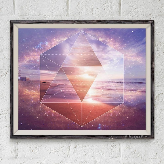 Sacred Geometry Printable Wall Art Instant Download Mandala | Etsy