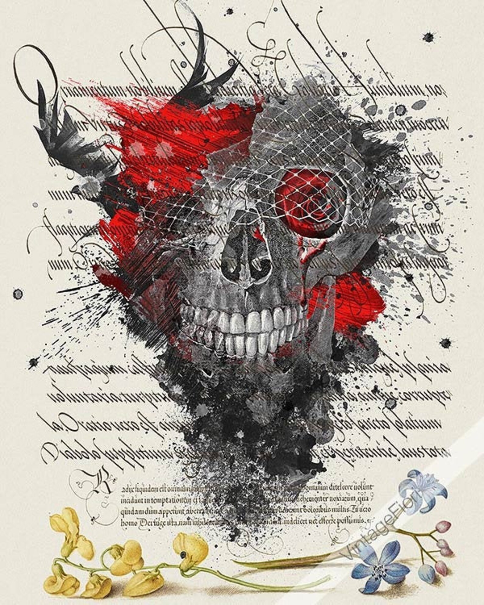 Anatomy Printable Wall Art Medical Office Artwork Gothic Etsy