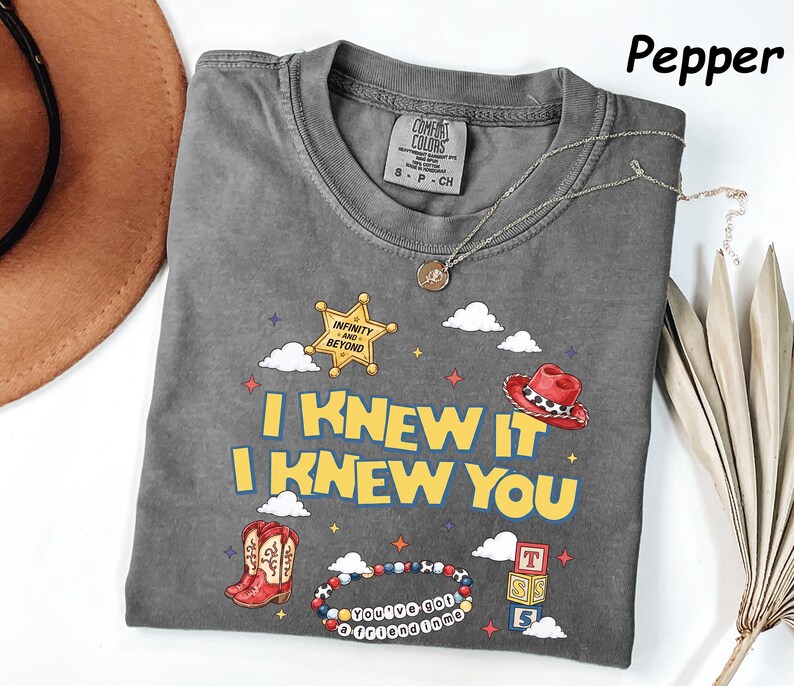 Comfort Colors® Retro I Knew It I Knew You Were Turning 5 Shirt, Toy Story 5 Song Shirt, Disneyland Toy Story 5 Birthday, Gift for Fans image 2