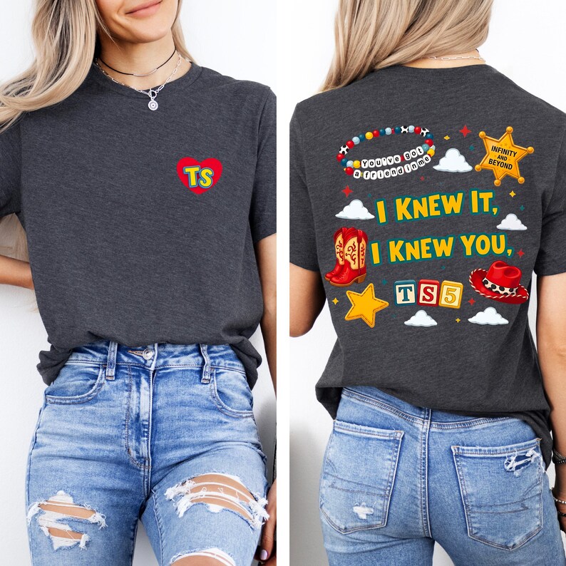 Comfort Colors® I Knew It I Knew You Were Turning 5 Shirt, Toy Story 5 Song Shirt, Disneyland Toy Story 5 Birthday,Toy Story Birthday tee image 3