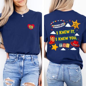 Comfort Colors® I Knew It I Knew You Were Turning 5 Shirt, Toy Story 5 Song Shirt, Disneyland Toy Story 5 Birthday,Toy Story Birthday tee image 4