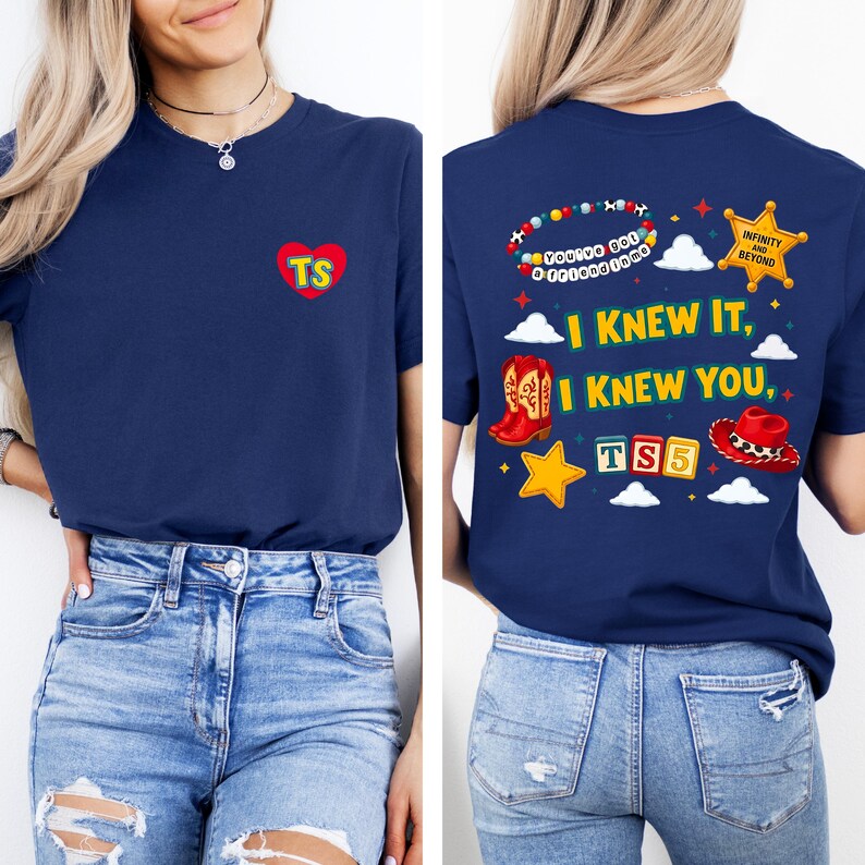 Comfort Colors® I Knew It I Knew You Were Turning 5 Shirt, Toy Story 5 Song Shirt, Disneyland Toy Story 5 Birthday,Toy Story Birthday tee image 4