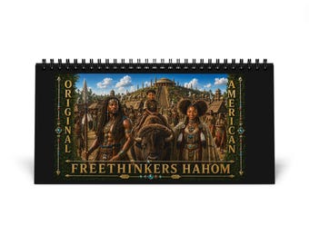 Vrijdenkers Hahom Origineel Amerikaans kunstwerk Bureaukalender