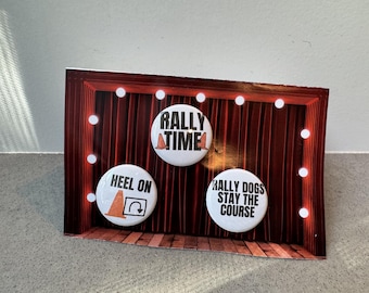 Rally Obedience - Dog sport 3 pin set