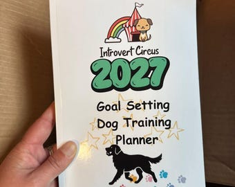 2027 Introvert Circus Dog Training Goal Setting Planer - PREORDER