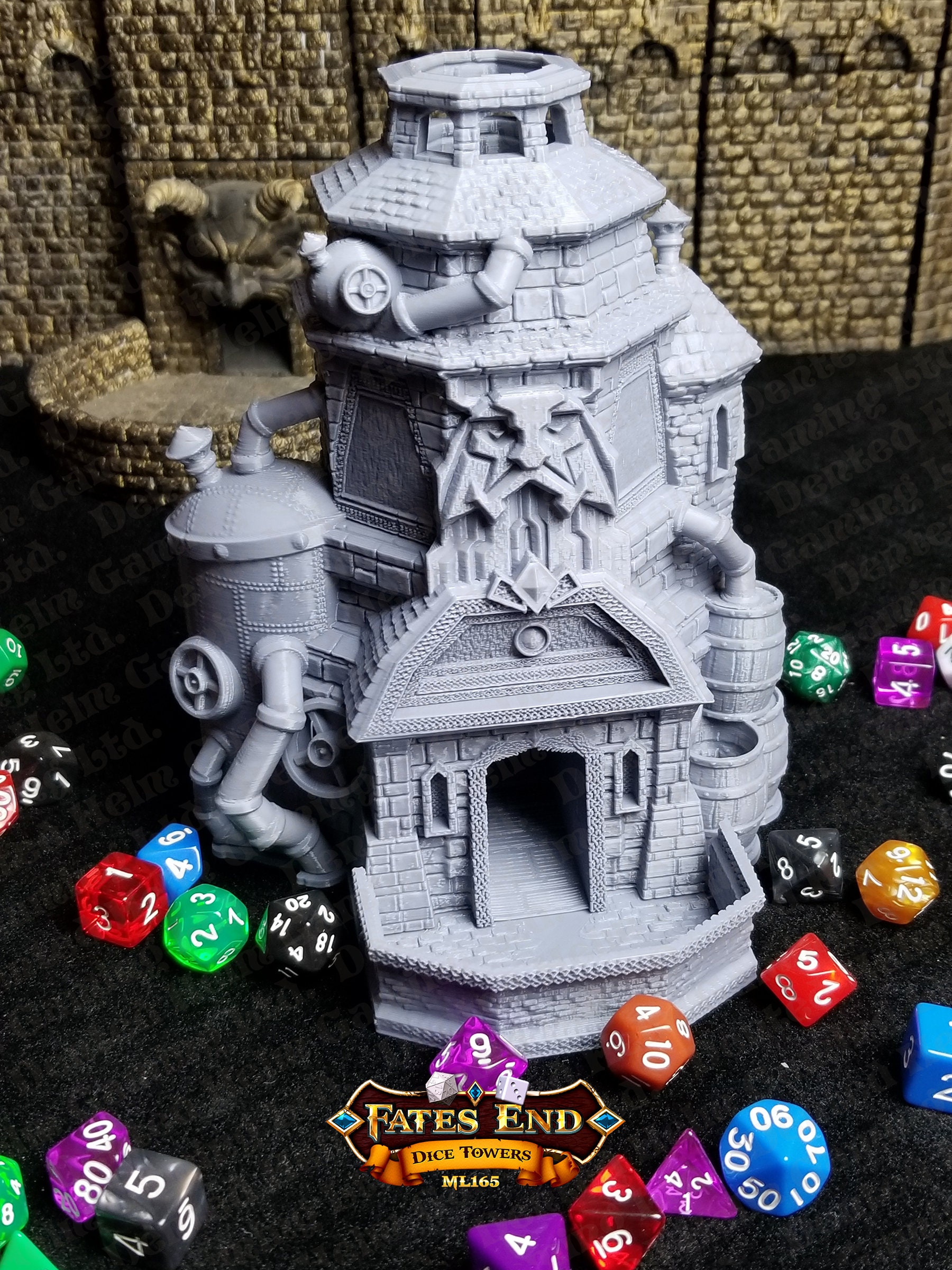 Dwarven Brewery Dice Tower Dwarf Dice Tower Dnd Gift Dnd 