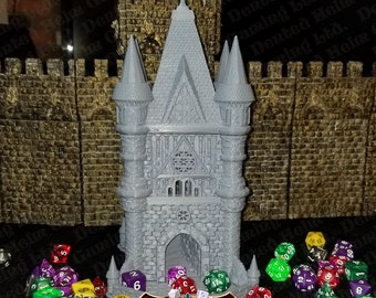 Fates' End Cleric Dice Tower w/ textured tray