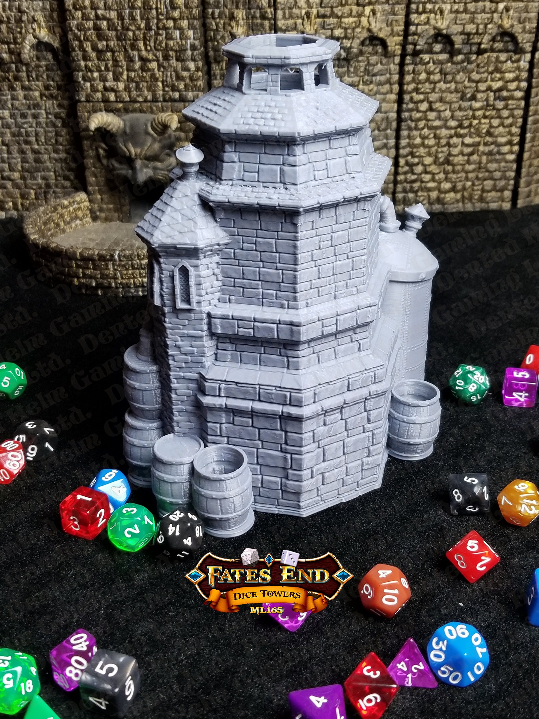 Dwarven Brewery Dice Tower Dwarf Dice Tower Dnd Gift Dnd 