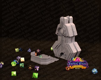 Fates' End Obelisk Dice Tower w/ textured tray