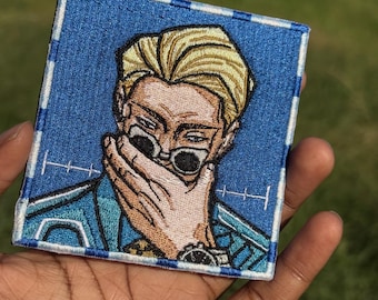 Écusson brodé Kento Nanami : Motif de sorcier inspiré de Jujutsu Kaisen