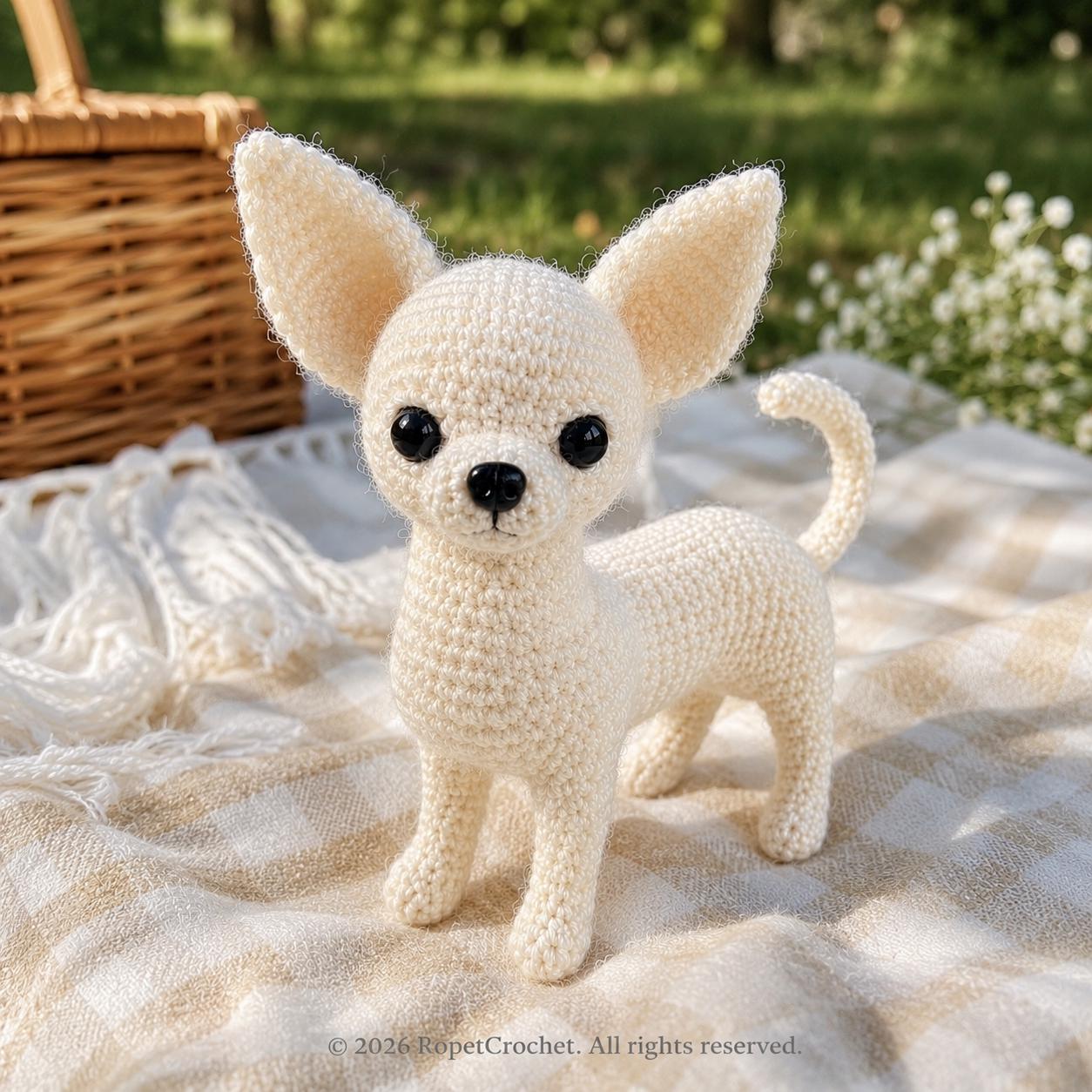31 Chihuahua Crochet Patterns to Stitch Tiny Dogs, Gifts, and Display Pieces 8 Realistic Chihuahua Amigurumi