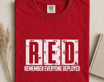 Camiseta Red Friday Remember Everyone Deployed, Sudadera con bandera estadounidense para veteranos de EE. UU., Camiseta Red Friday, Camiseta para veteranos