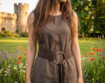 Medieval Viking Belt: Adjustable Drawstring Waist Belt for Cosplay, LARP, Reenactment