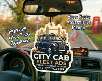 1000pcs Bulk Custom Business Logo Air Freshener, Wholesale Promotional Swag, Personalized Car Air Freshener Brand Marketing Giveaway
