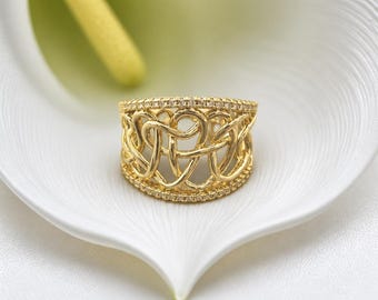 Celtic-style ring