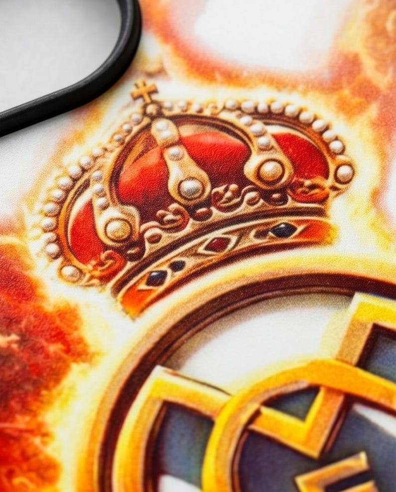 Mobilskal 3D för 15, 16, 17 Pro Max Real Madrid-skal för iPhone bild 3