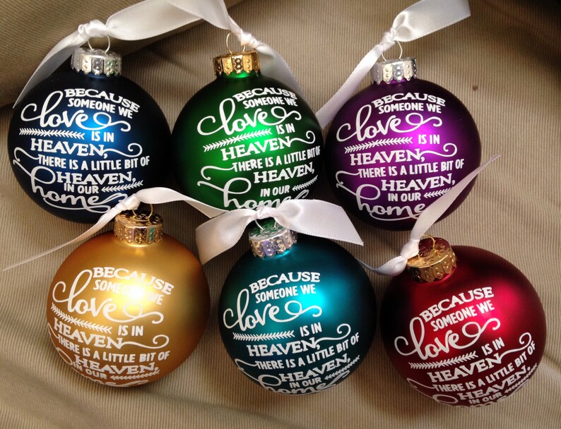 Loved Ones in Heaven Ornament Etsy