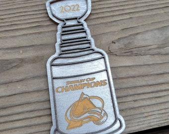 Avalanche Player Ornament, Stanley Cup Ornament, Hockey Ornament, 2022 Ornament, Colorado Avalanche Ornament, Denver Ornament