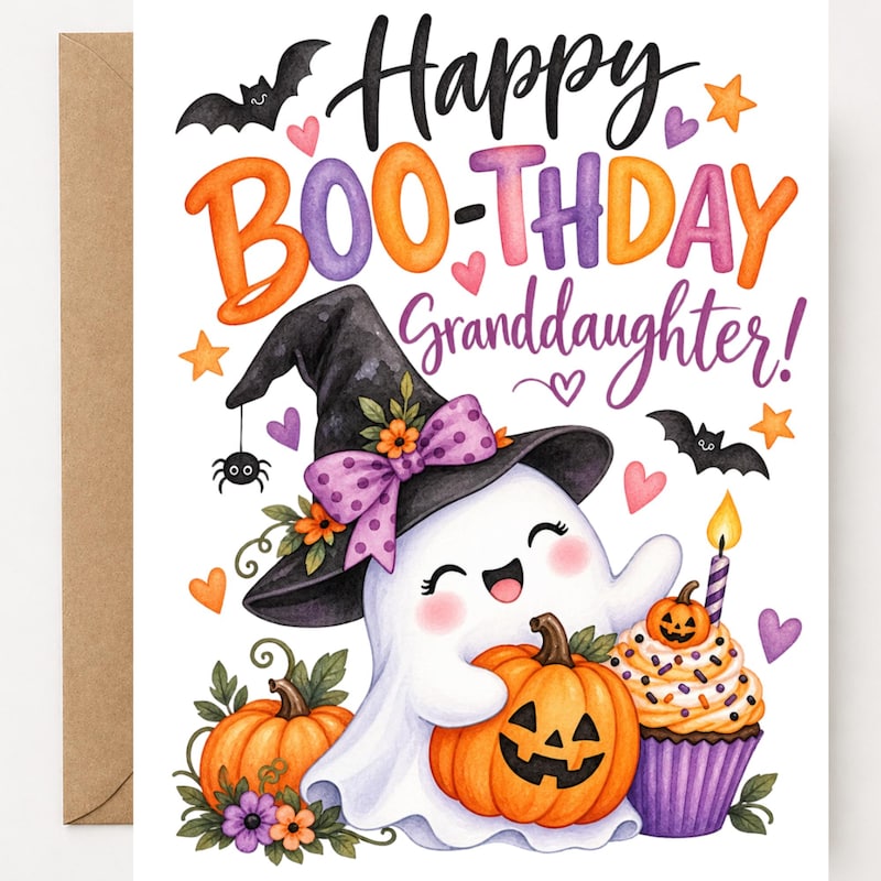 Boo Pdf Boo Thday Card - Etsy
