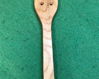 oak BDSM bathbrush spanking paddle with or without holes