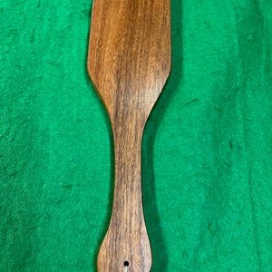 curupay or patagonian rosewood hairbrush style spanking paddle