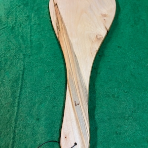 jokari style spanking paddle made of ambrosia maple