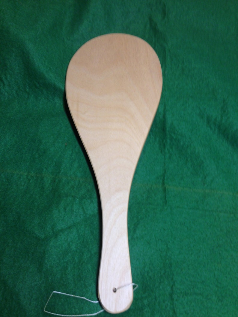 jokari style spanking paddle made of birch plywood mature 