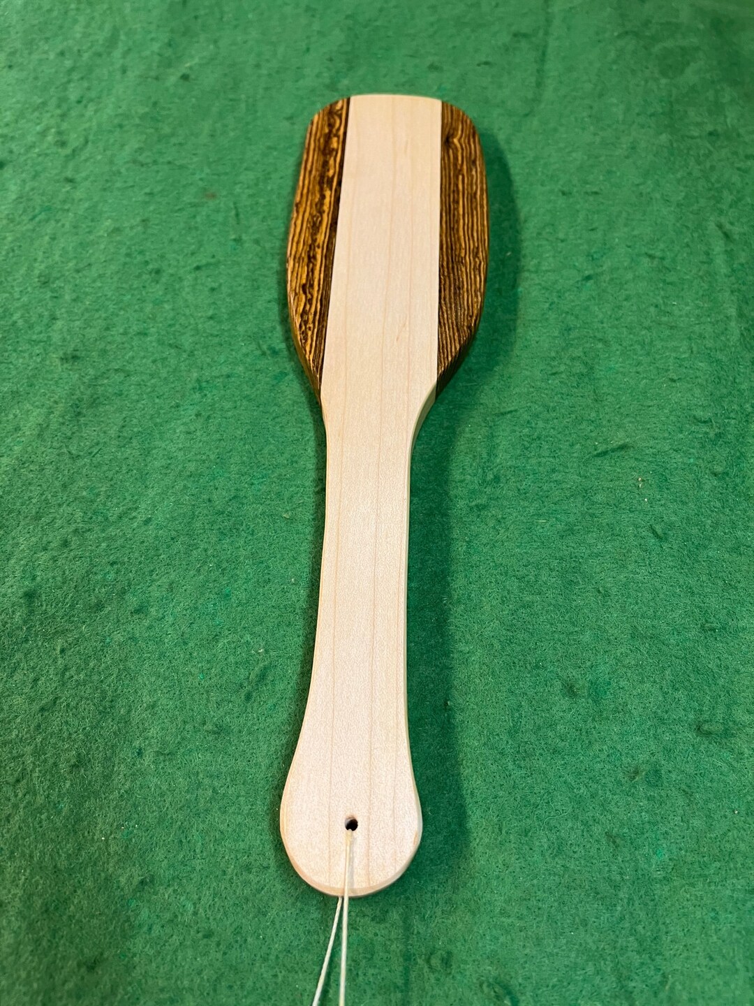Otk Maple Bacote Hardwood Hairbrush Spanking Paddle Mature Etsy